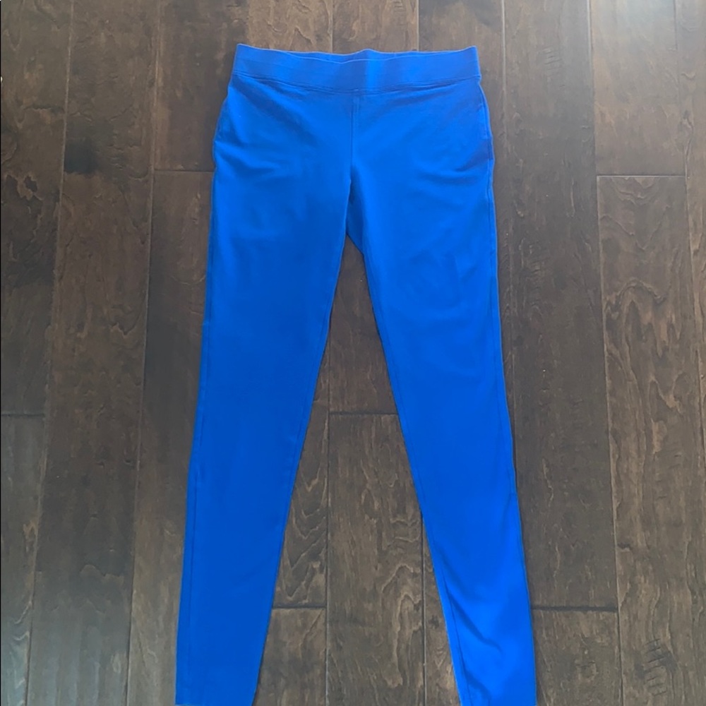 Like New! Express Sexy Stretch Leggings Blue Sz M